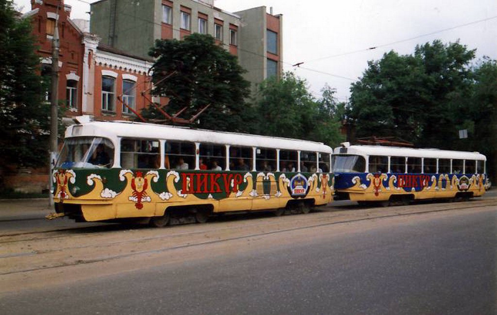 Трамвай в 1997 году в Воронеже фото
