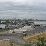 Чернавский мост в процессе ремонта Воронеж фото