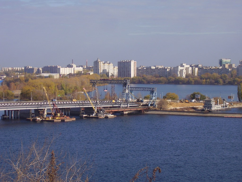 Чернавский мост на ремонте Воронеж фото