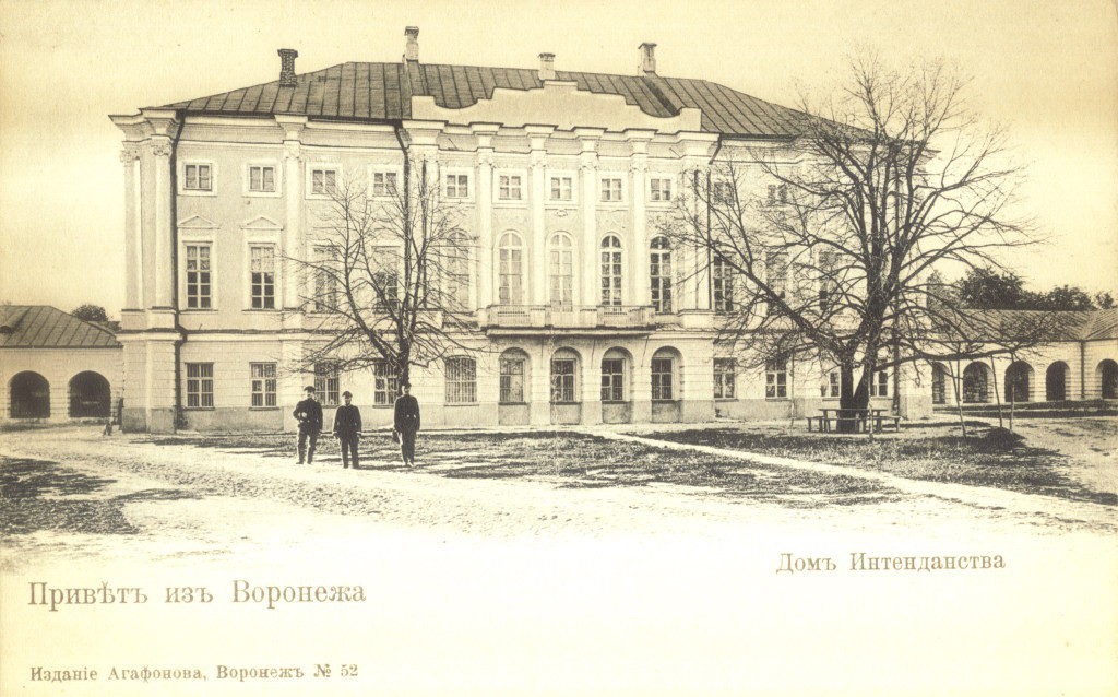 Екатерининский дворец в Воронеже старое фото