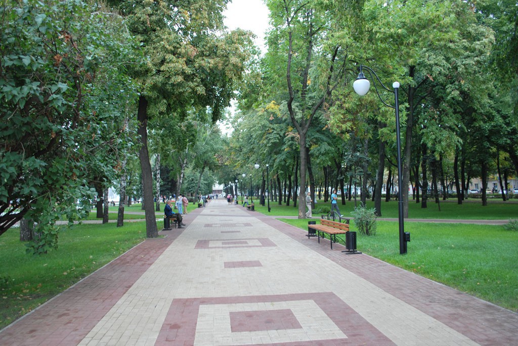 Кольцовский сквер после реконструкции в Воронеже фото