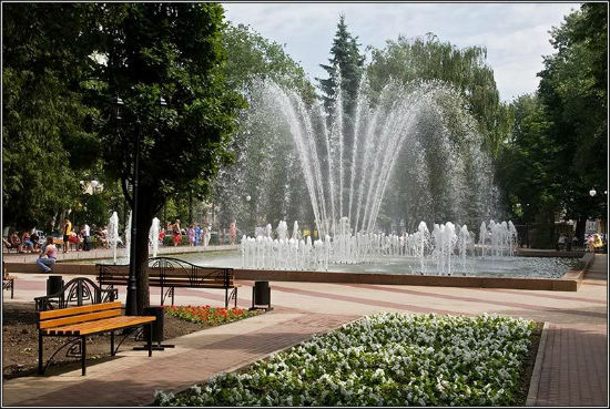 Кольцовский сквер в Воронеже фото