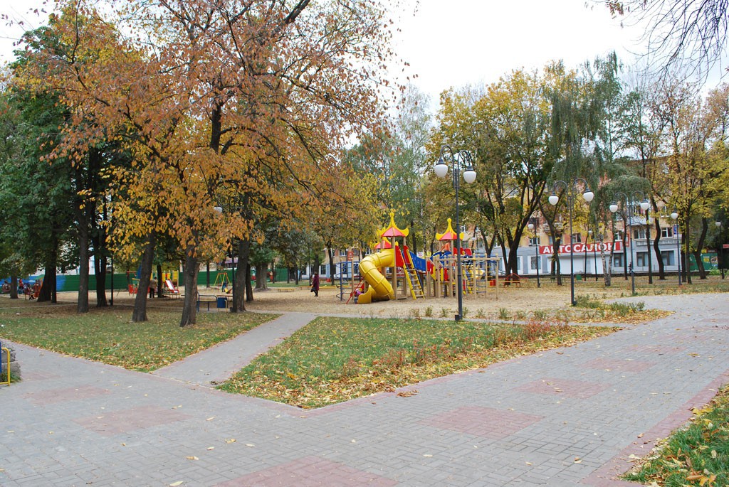 Комсомольский сквер в Воронеже фото