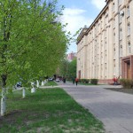 Пешеходный тротуар у Обладминистрации в Воронеже фото