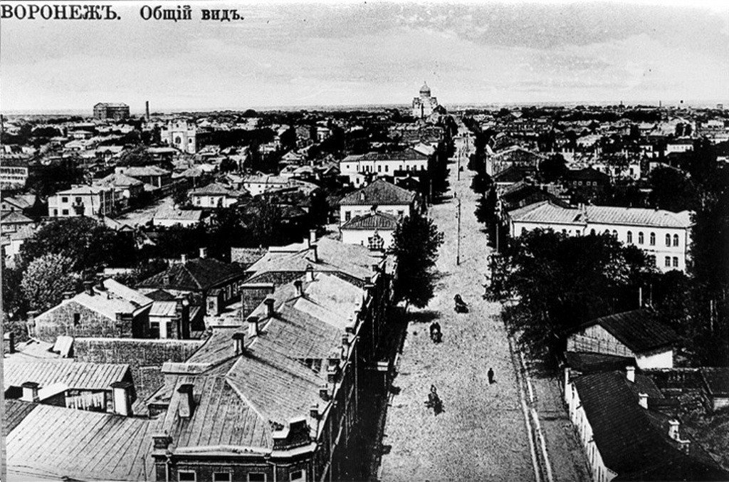 Общий вид на Воронеж старое фото