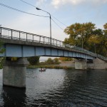 Пешеходный мост в Воронеже фото