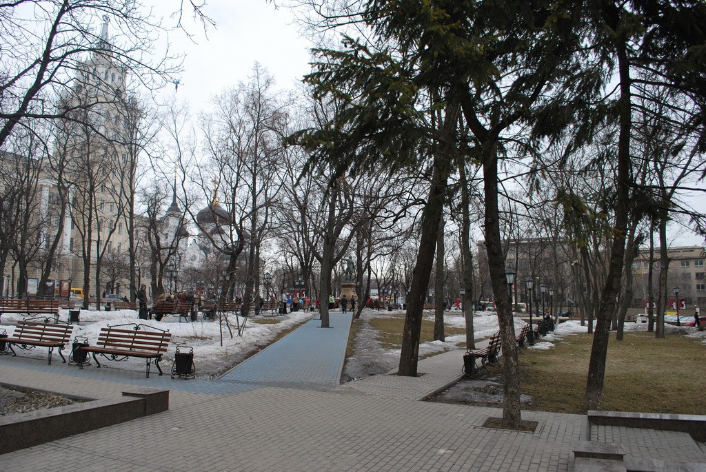 Петровский сквер в Воронеже фото
