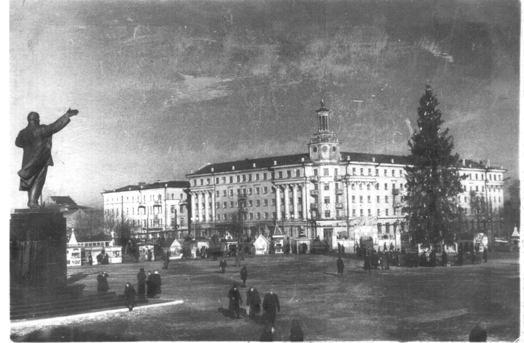 Площадь Ленина в Воронеже старое фото
