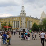 Площадь Ленина и бывшая гостиница "Воронеж" фото