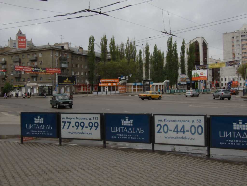 Площадь Застава в Воронеже фото