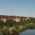 Правый берег с Северного моста в Воронеже фото