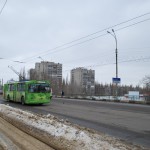 Троллейбус на ул.Южно-Моравская в Воронеже фото