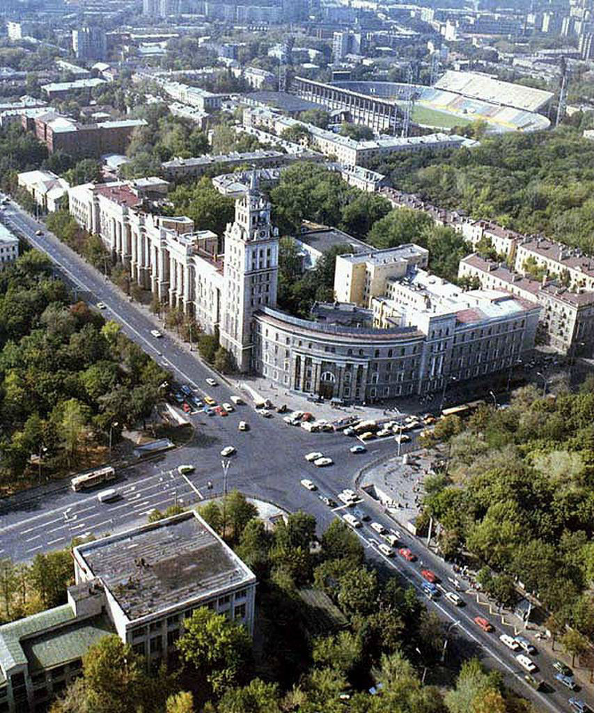 Башня ЮВЖД в 1980-е годы город Воронеж фото