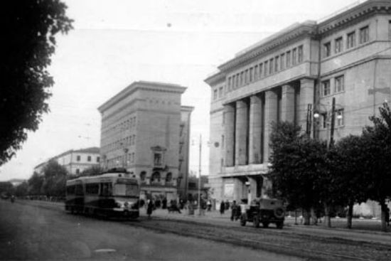 Проспект Революции, город Воронеж 1950 год фотография