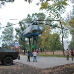 Вертолет в музее в Воронеже фото
