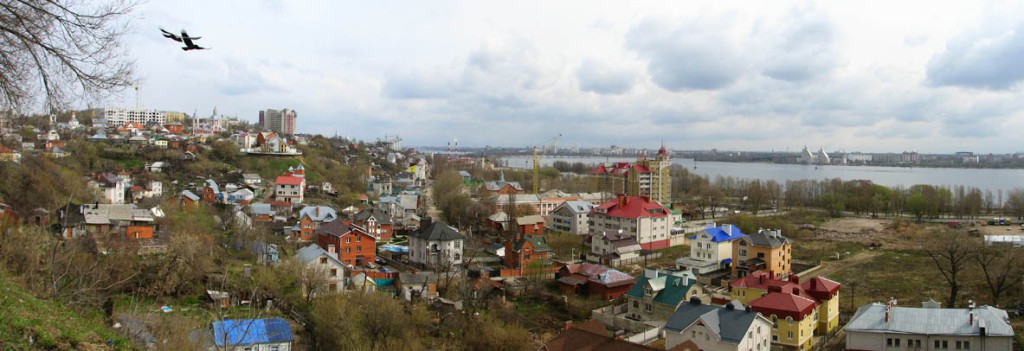 Вид на правый берег в Воронеже фото