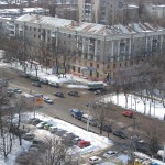 Вид с крыши высотки в Воронеже фото