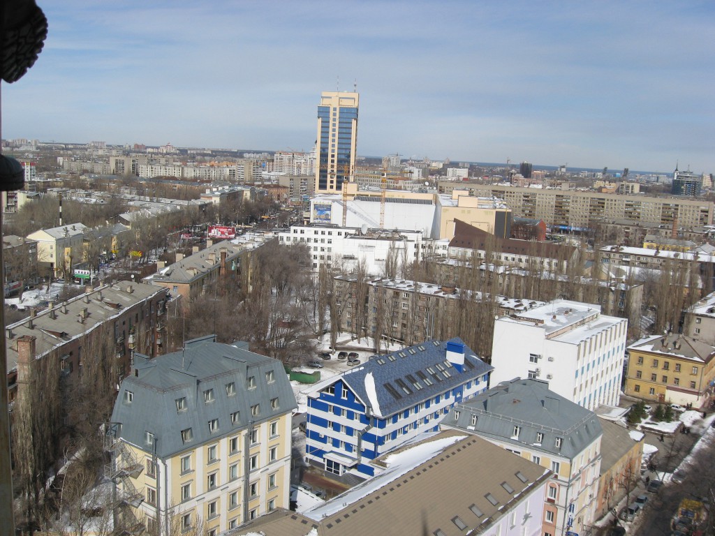 Панорама Воронежа с крыши фото